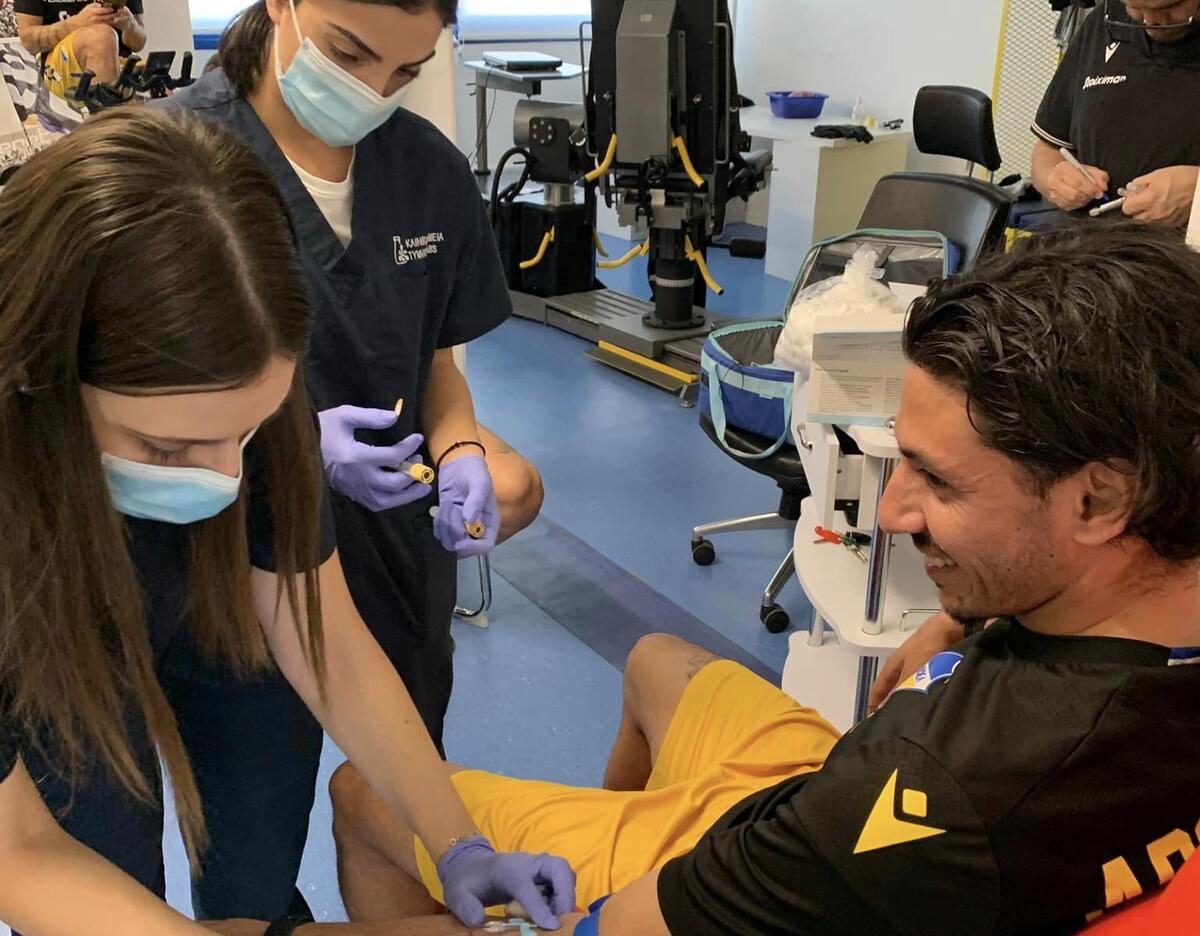 Πέρασαν από αιματολογικές εξετάσεις στο ΑΠΟΕΛ thumb