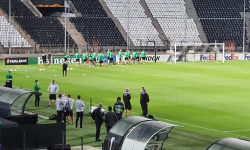 Η προπόνηση της Ομόνοιας στην Τούμπα (pics/video) thumb