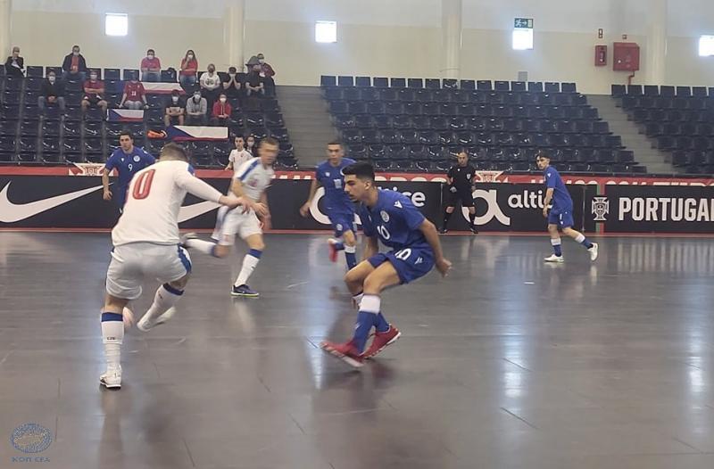 Ήττα της Εθνικής Νέων Futsal από τη Τσεχία thumb