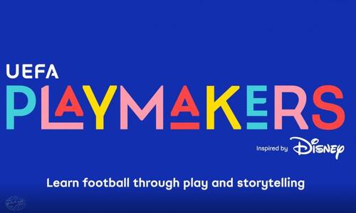 Εκπαίδευση προπονητών για το πρόγραμμα UEFA Playmakers Disney thumb