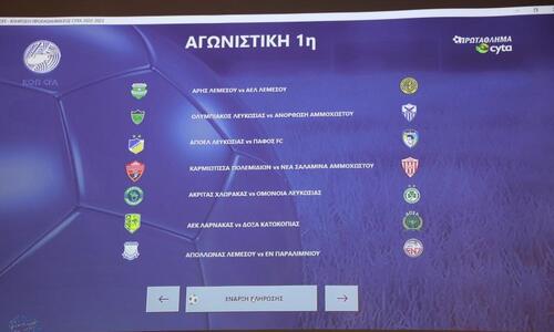Το πρόγραμμα της πρώτης φάσης του Πρωταθλήματος Cyta! thumb