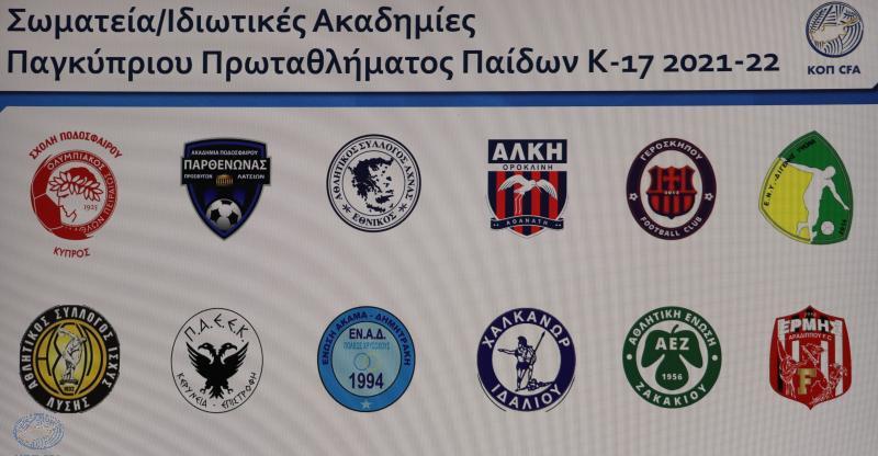 Το πρόγραμμα της 1ης αγωνιστικής για τα Πρωταθλήματα Παίδων Κ-16 & Κ-17 thumb