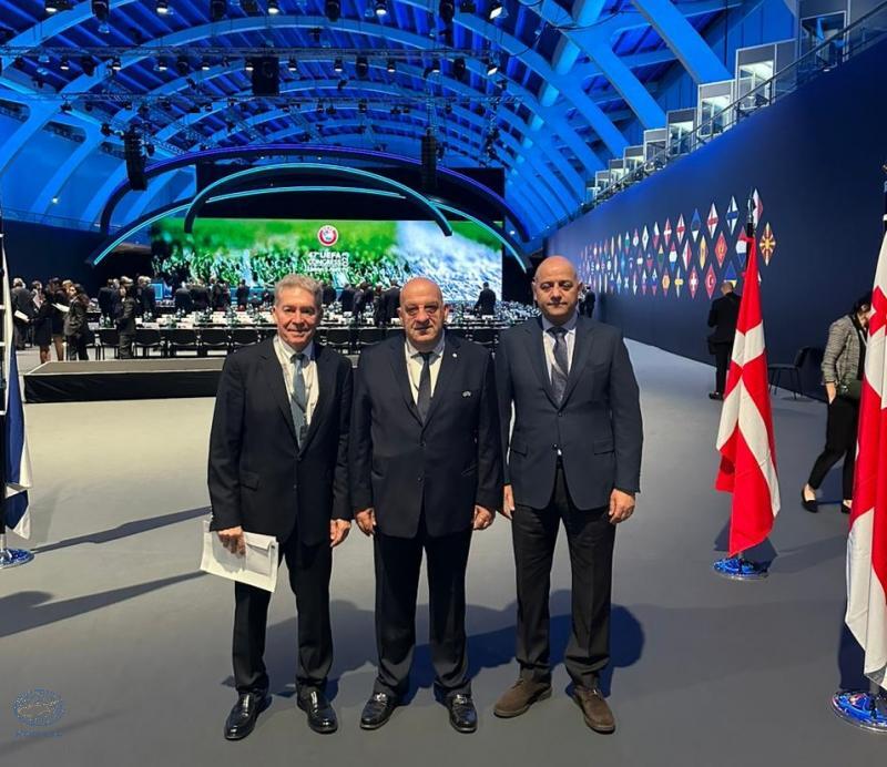 Η ηγεσία της ΚΟΠ στο ετήσιο κογκρέσο της UEFA στη Λισαβόνα thumb