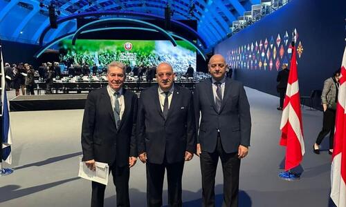 Η ηγεσία της ΚΟΠ στο ετήσιο κογκρέσο της UEFA στη Λισαβόνα thumb
