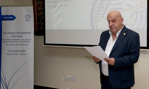 Κούμας: «Κλείστε τα αυτιά σας σε όσους προσπαθούν να βάλουν πίεση στη διαιτησία» thumb