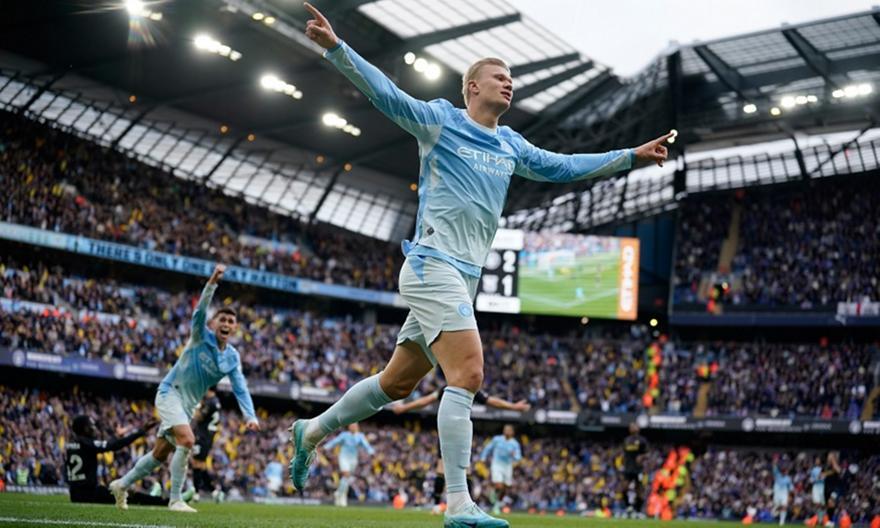 Premier League: Χάλαντ με φόρα πριν από την ΑΕΚ και 7/7 για τη Σίτι thumb