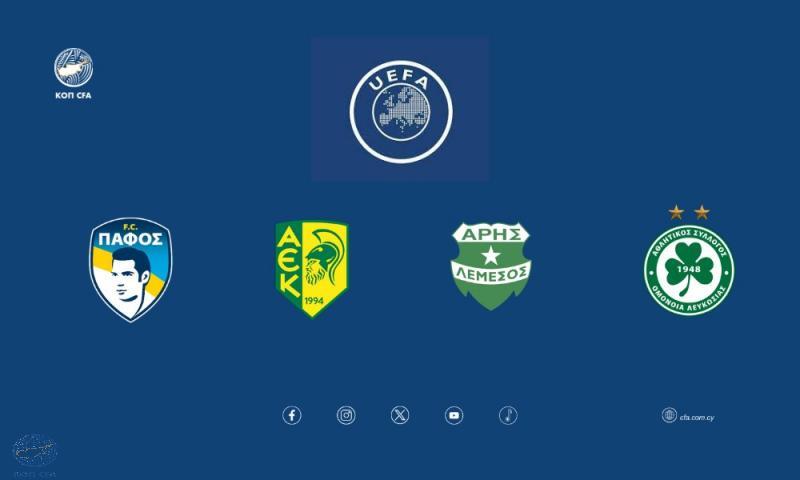 Το πρόγραμμα των ομάδων μας στις Ευρωπαϊκές διοργανώσεις thumb