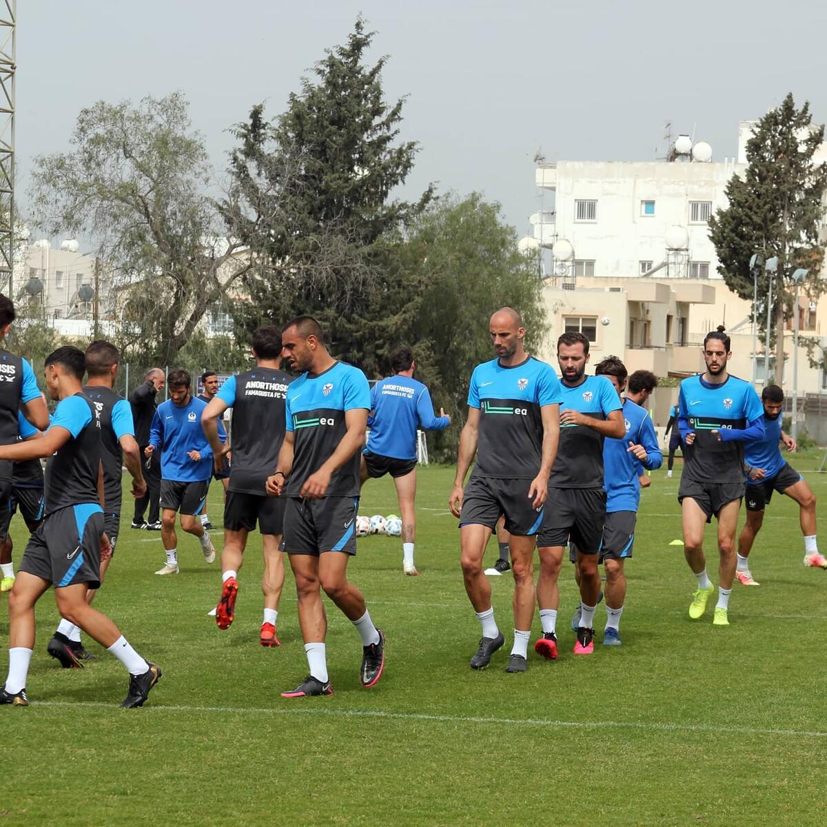 Ατμόσφαιρα ντέρμπι για τους παίκτες της Ανόρθωσης thumb
