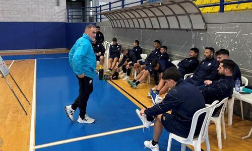Εθνική Futsal: Προετοιμασία για τους αγώνες με το Μαυροβούνιο thumb