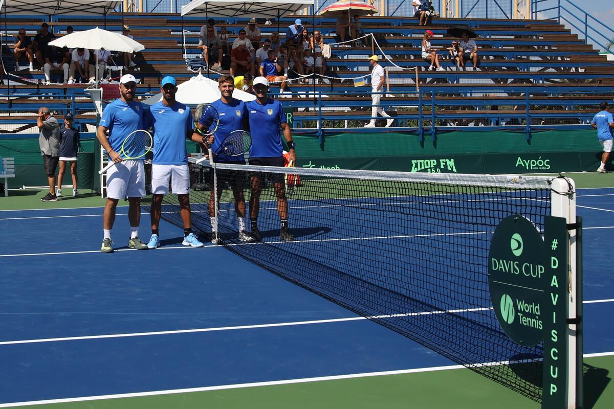 Davis Cup: Ήττα για Κύπρο αλλά μεγάλη η προσπάθεια απέναντι στην ισχυρή Ουκρανία thumb