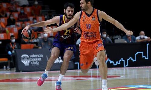 Με κομβικό Καλάθη, πέρασε από την Βαλένθια η Μπαρτσελόνα thumb