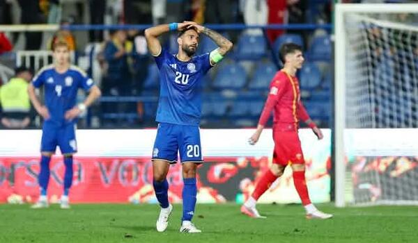 Μαυροβούνιο - Κύπρος 2-1:  Αγγίξαμε το θετικό αποτέλεσμα αλλά δεν αντέξαμε image