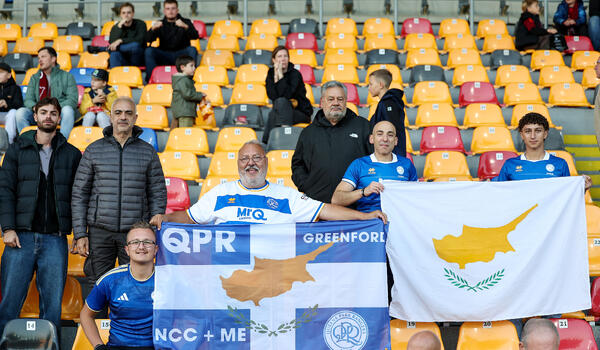 Και η κυπριακή σημαία στο Skonto Stadium image