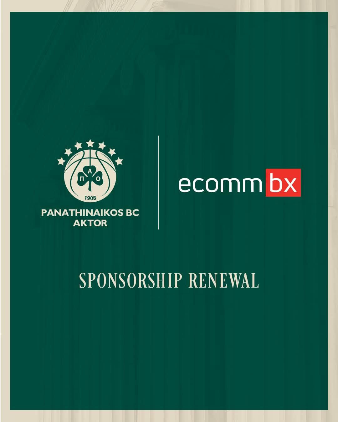 ECOMMBX × Παναθηναϊκός BC AKTOR μαζί για τρίτη συνεχόμενη χρονιά thumb