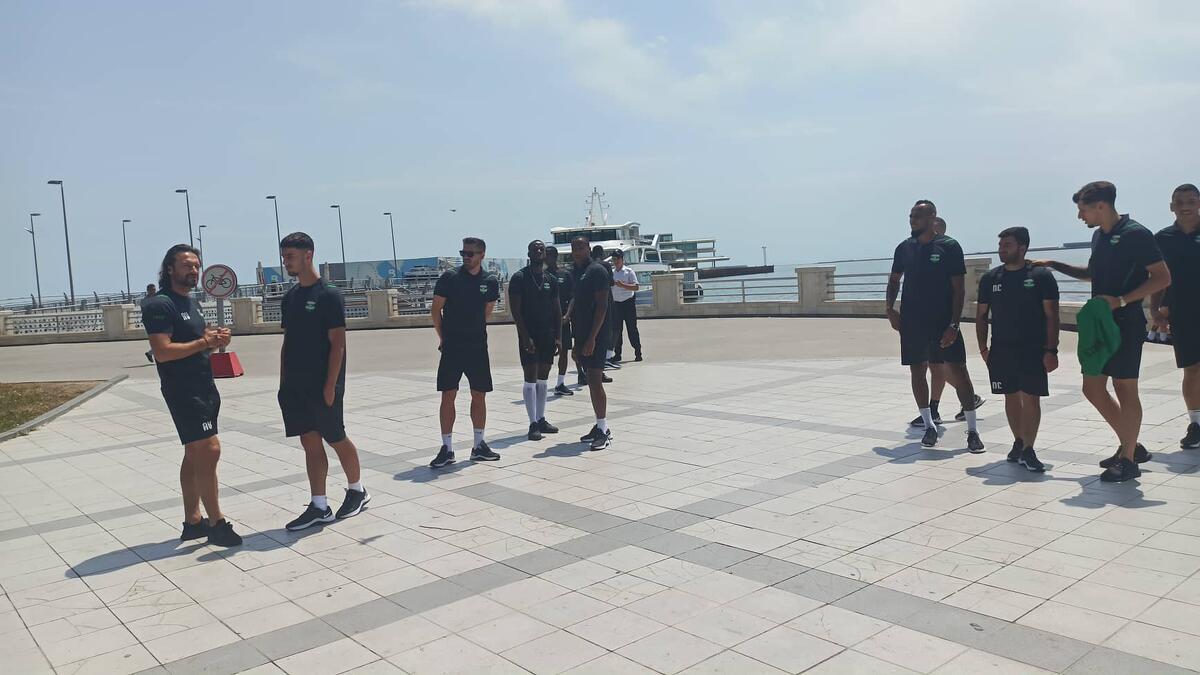Αποστολή Sportime στο Μπακού με Άρη: Βόλτα... στην Κασπία θάλασσα!  thumb