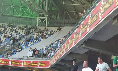 Πήραν θέση οι Απολλωνίστες... με πανό thumb