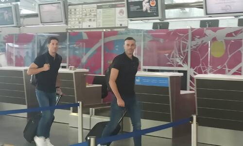 Φωτογραφίες: Στο αεροδρόμιο η αποστολή του Απόλλωνα! thumb