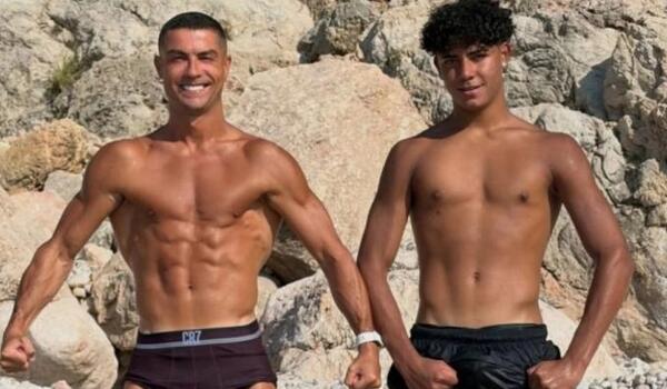 Πατέρας και γιος σε… μονομαχία: Το πείραγμα του Κριστιάνο στον Ρονάλντο Τζούνιορ image