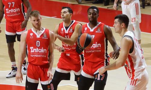 Βαθμολογία Euroleague: Διατηρήθηκε στην τρίτη θέση ο Ολυμπιακός thumb