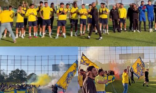 Έκαναν το προπονητικό… γήπεδο οι ΑΕΛίστες (εικόνες) thumb
