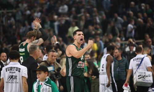 Σούπερ ατμόσφαιρα στο ΟΑΚΑ, Καραγκούνης και… τρέλα για τη νίκη (vid) thumb