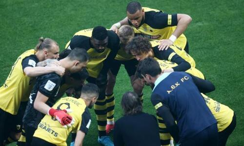 Αποχαιρέτησε τους ποδοσφαιριστές ο Αλμέιδα thumb