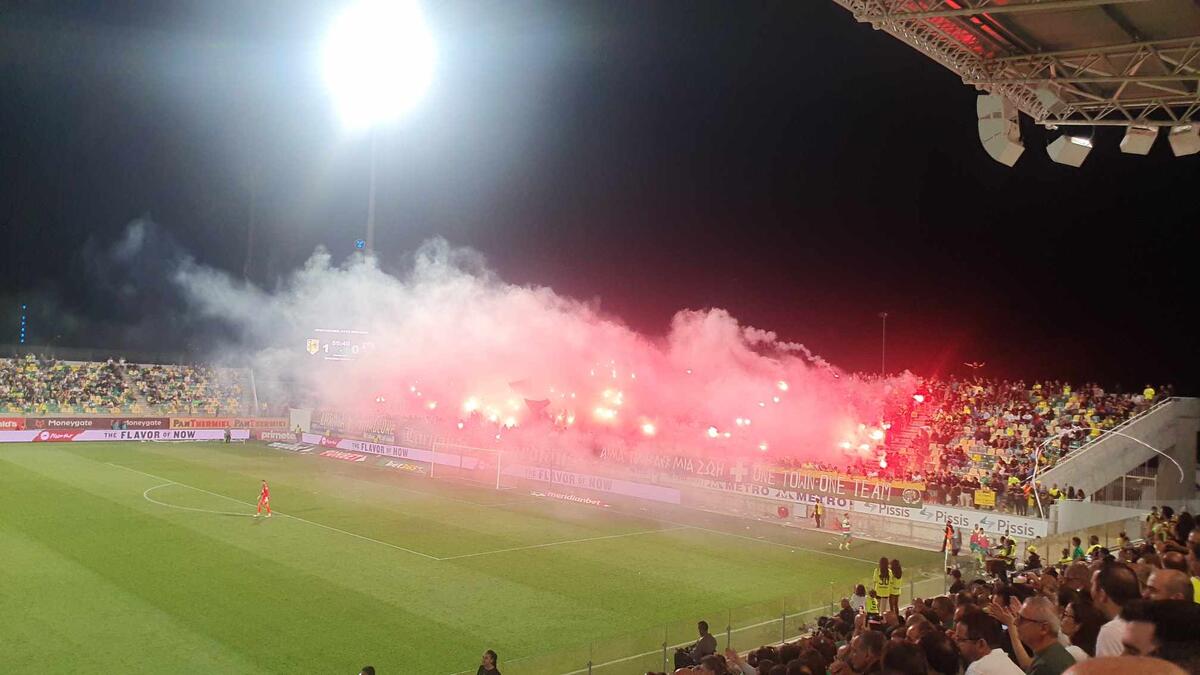 ΒΙΝΤΕΟ Sportime: Pyro show από την κερκίδα της ΑΕΚ! thumb