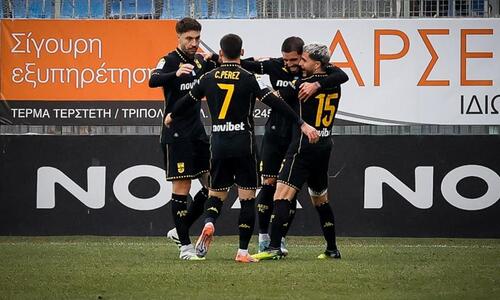 Super League: Με αυτογκόλ και Αθανασιάδη, ο Άρης πέρασε από την Τρίπολη thumb