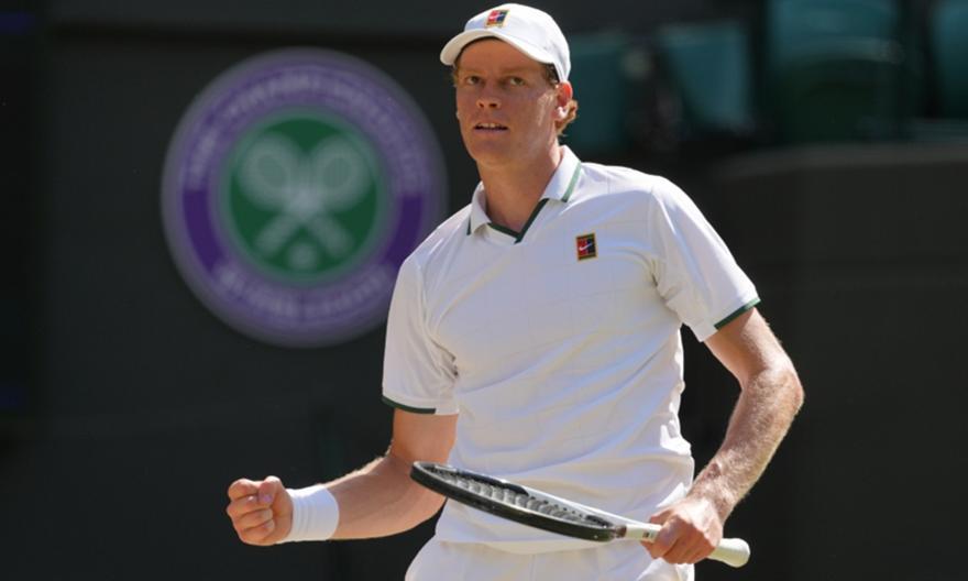 Στα ημιτελικά του Wimbledon ο Γιανίκ Σίνερ thumb