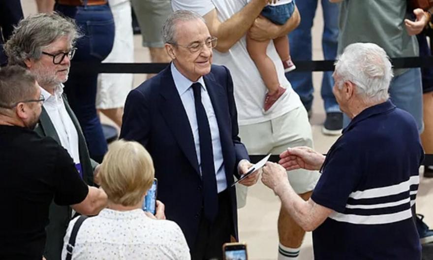 Ψήφισε στις εκλογές της Ρεάλ και αποθεώθηκε ο Πέρεθ! thumb