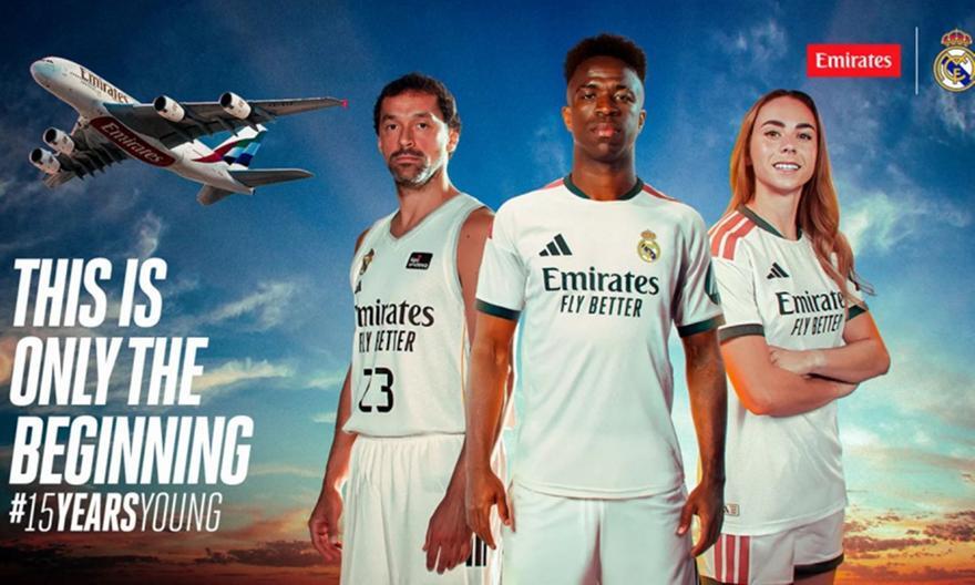 Η Emirates παραμένει βασικός χορηγός της Ρεάλ Μαδρίτης έως το 2031 thumb