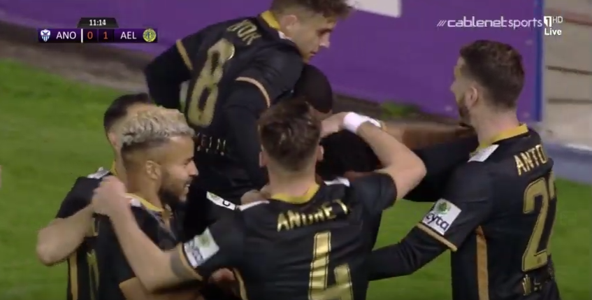 Η ωραία κεφαλιά του Μαέ για το 0-1 (vid) thumb
