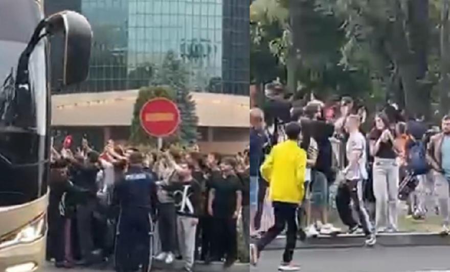Πανζουρλισμός και… κυνήγι στο πούλμαν της Ρεάλ στο Αλμάτι! thumb