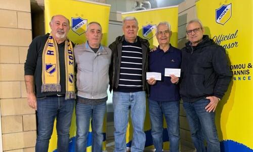 Έδωσε χρήμα ο Σύνδεσμος Παλαιμάχων του ΑΠΟΕΛ thumb
