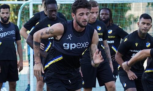 ΑΠΟΕΛ: Προπόνηση με Κβιλιτάια (pics) thumb