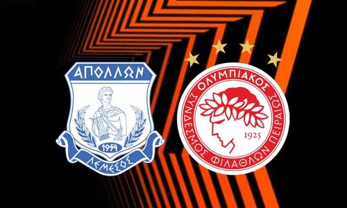 Οι ώρες των αγώνων του Απόλλωνα με τον Ολυμπιακό thumb