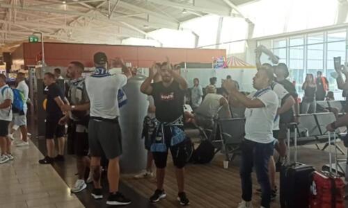 Έκαναν το αεροδρόμιο... Τσίρειο οι οπαδοί του Απόλλωνα! thumb