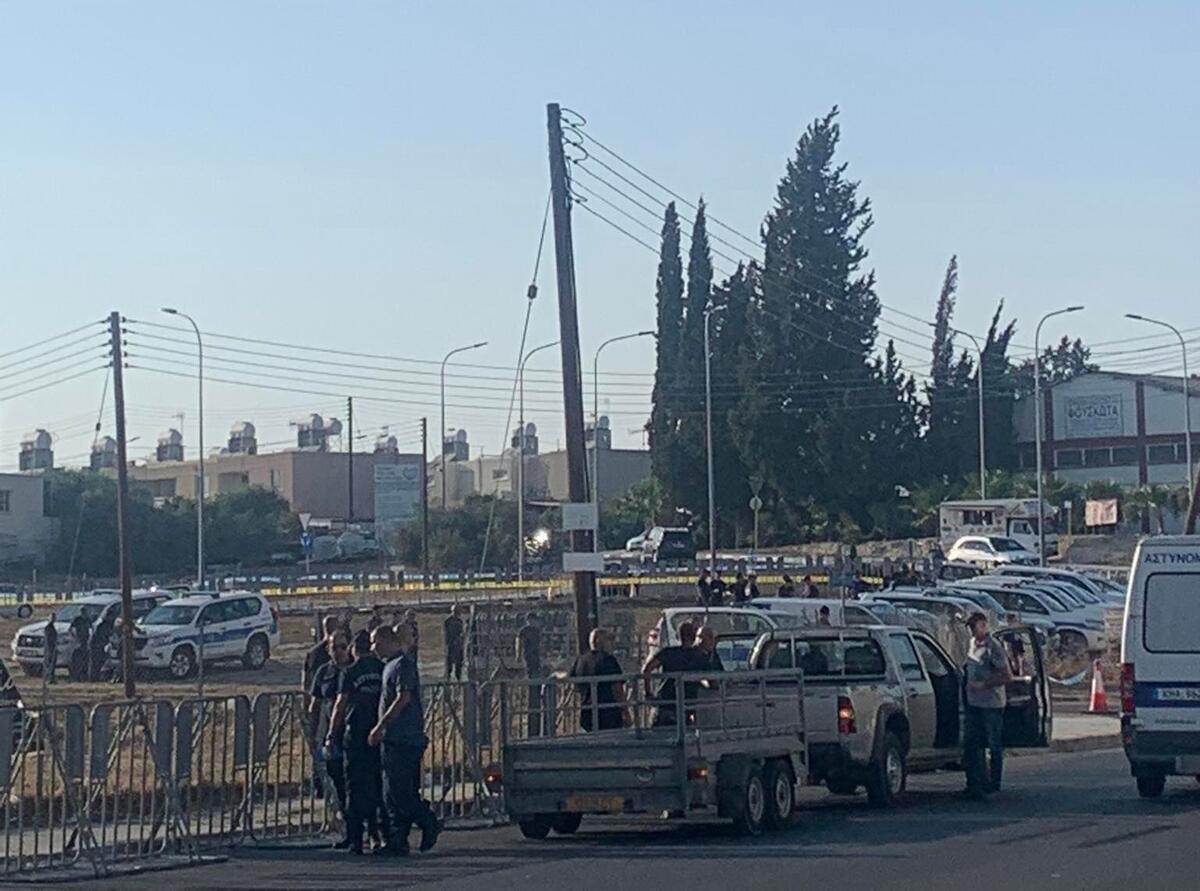 Ισχυρή αστυνομική δύναμη για το Ανόρθωση-ΑΠΟΕΛ! (pics) thumb