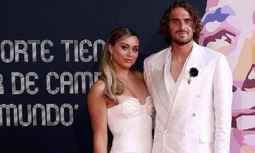 Λαμπερό ζευγάρι Τσιτσιπάς-Μπαδόσα στα Laureus Awards! (pics) thumb