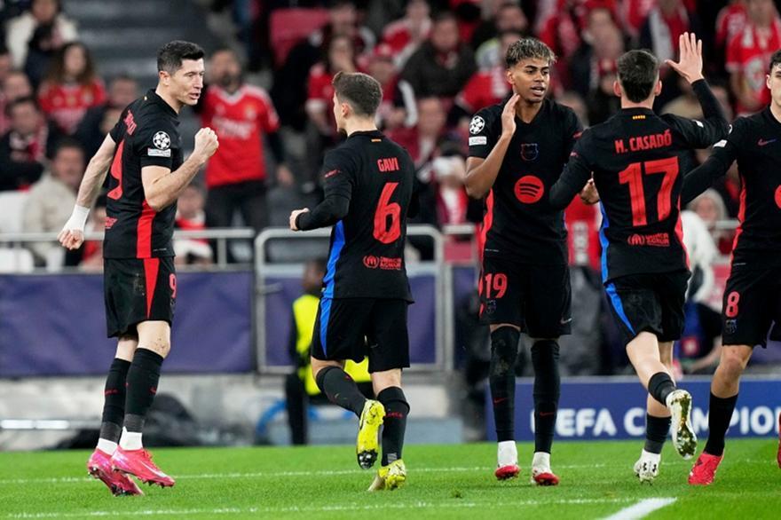 Μυθική ανατροπή της Μπάρτσα, νίκησε 5-4 την Μπενφίκα και χάλασε το ιστορικό βράδυ του Παυλίδη! thumb