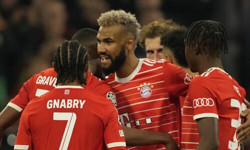 Champions League: Τρία στα τρία η Μπάγερν με «πεντάρα» thumb