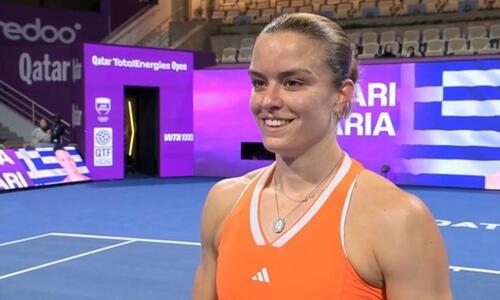 Εντυπωσιακή πρεμιέρα για τη Σάκκαρη στο WTA 1000 της Ντόχα! thumb