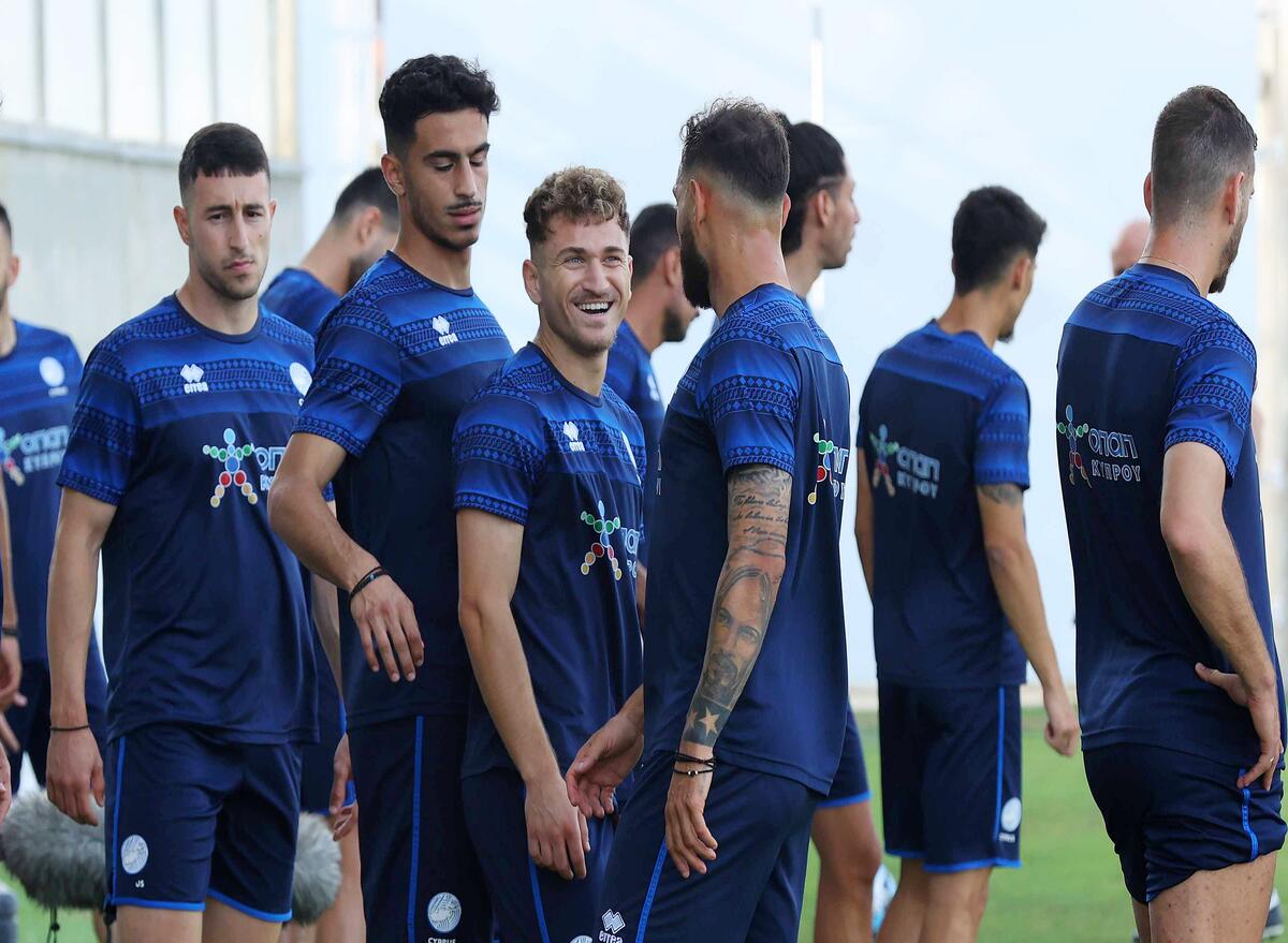 Φωτογραφίες από την τελευταία προπόνηση της Εθνικής thumb