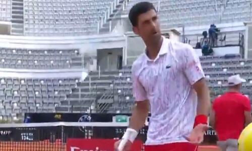 Απίστευτη γκάφα στο Italian Open: Ο διαιτητής αποκάλεσε τον Τζόκοβιτς... Φέντερερ! (vid) thumb