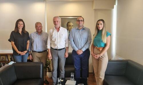 Συνάντηση με την ΕΔΕΚ πραγματοποίησε η Ένωση Αθλητικογράφων Κύπρου  thumb