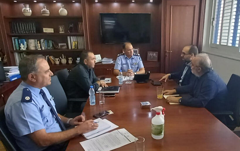 Συνάντηση ΕΑΚ και ΕΣΚ με τον Αρχηγό Αστυνομίας thumb