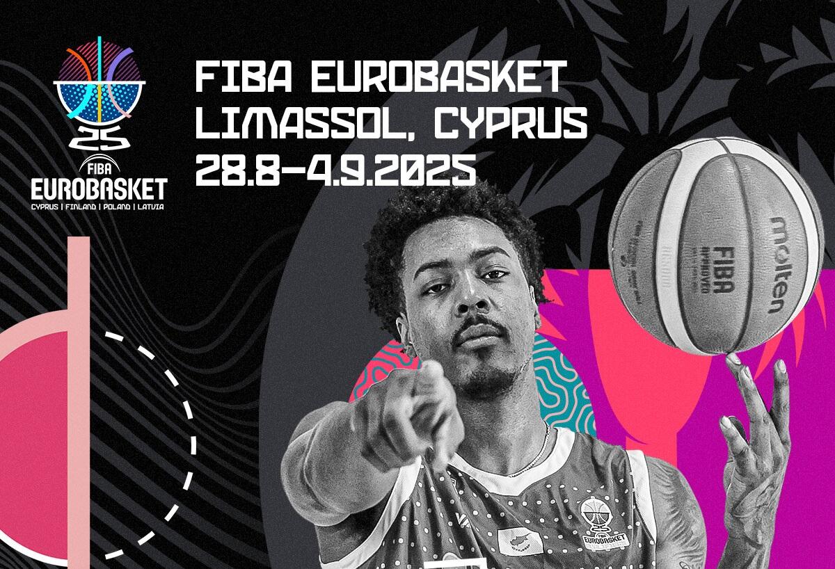Αρχίζει η προπώληση του FIBA EuroBasket 2025 που θα γίνει και στην Κύπρο! thumb