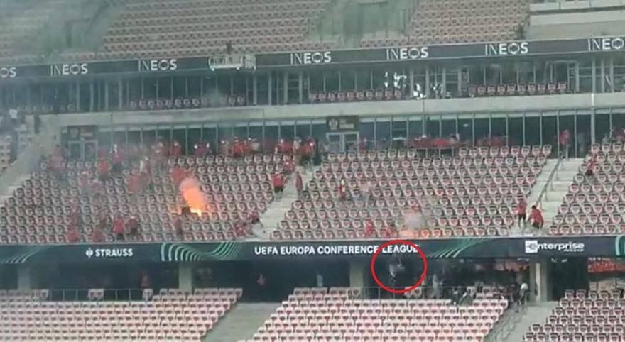 Σοκάρει το βίντεο από την πτώση οπαδού της Κολωνίας (video) thumb