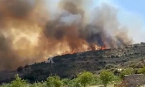 Εκκενώνονται χωριά στη Λεμεσό λόγω της φωτιάς - Καίγονται σπίτια... thumb