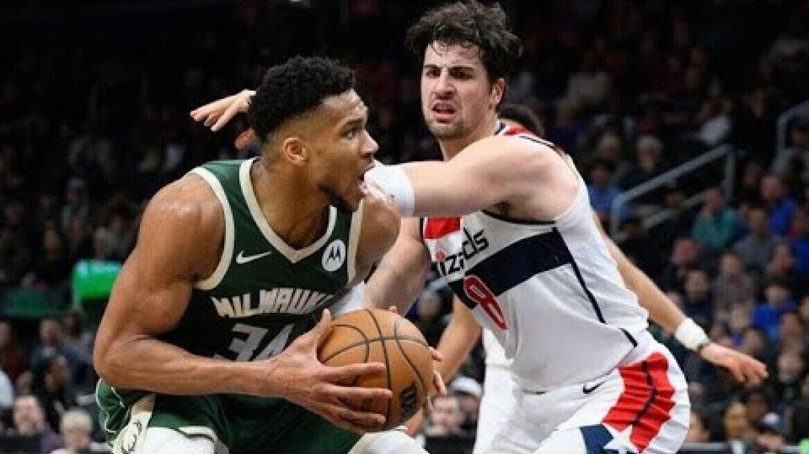 Triple double ο Γιάννης, αλλά οι Ουίζαρντς σόκαραν τους Μπακς thumb
